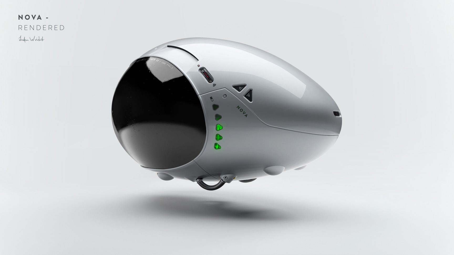 Concept of a future vehicle NOVA by Johan Wibrink